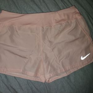 Peach Nike Running Shorts